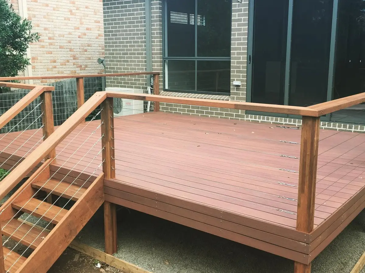 Sydney - Raised Deck & Timber Balustrade